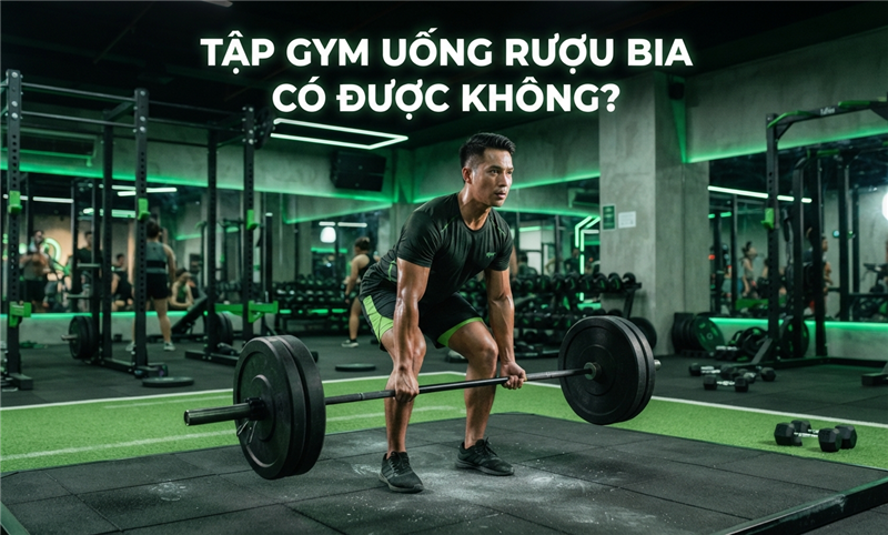 Tập gym uống rượu bia có được không?