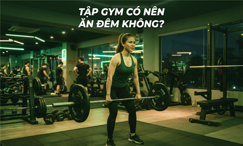 Tập gym có nên ăn đêm không?