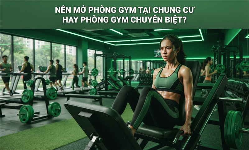 Nên mở phòng Gym tại chung cư hay phòng Gym chuyên biệt?